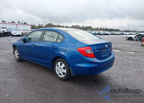 2012 Honda Civic Lx из США, поврежденный, VIN 19XFB2F50CE067017